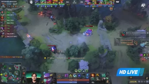 Poster siaran Team Liquid VS 1w Team