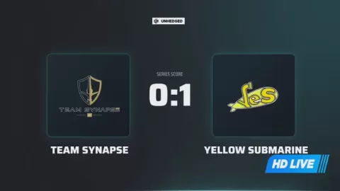 Poster siaran Team Synapse VS Yellow Submarine