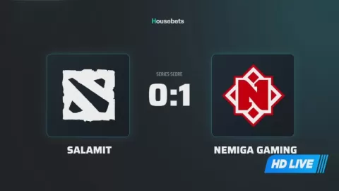 Poster siaran salamit VS Nemiga Gaming