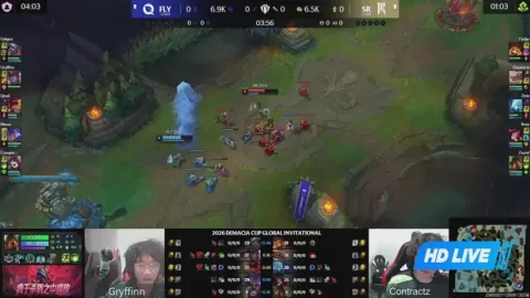 Poster siaran FlyQuest VS Shopify Rebellion