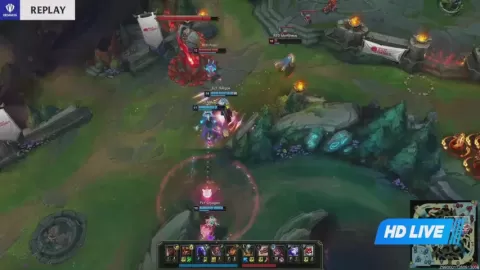 Poster siaran FlyQuest VS RED Canids