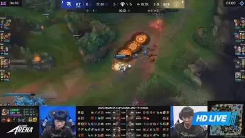 Poster siaran BNK FearX VS KT Rolster