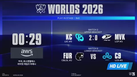 Poster siaran MVK Esports VS Karmine Corp