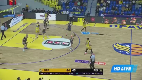 Poster siaran BK Opava VS Srsni Pisek