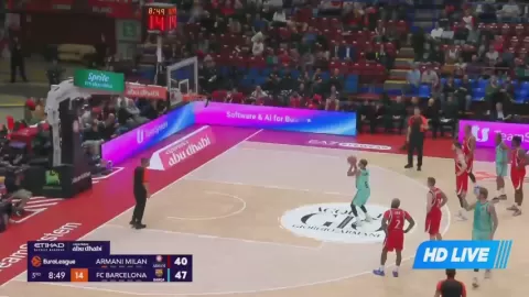 Poster siaran Olimpia Milano VS Barcelona