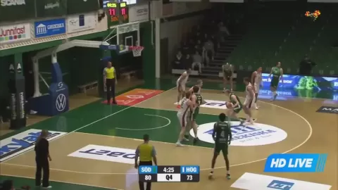 Poster siaran Sodertalje BBK VS Hogsbo Basket