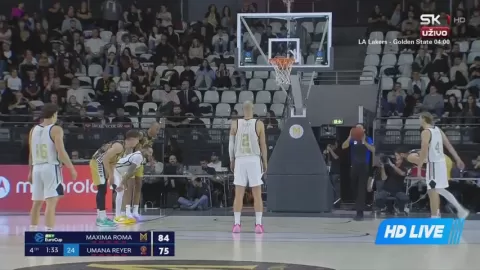 Poster siaran Maxima Roma VS Reyer Venezia
