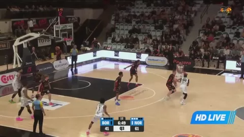 Poster siaran Boras Basket VS Norrkoping Dolphins