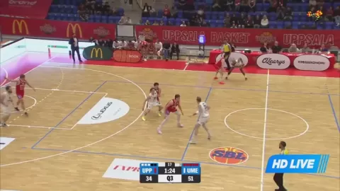 Poster siaran Uppsala Basket VS Umea BSKT