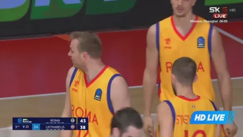 Poster siaran BC Roma SPQR VS Lietkabelis