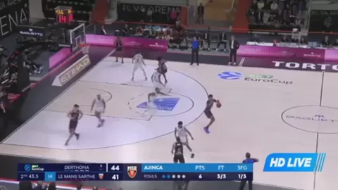 Poster siaran Derthona Basket VS Le Mans