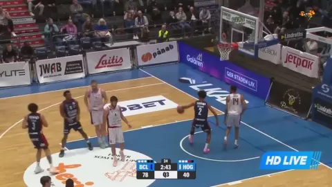 Poster siaran BC Lulea VS Hogsbo Basket