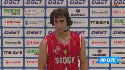 Poster siaran Sloga Uppsala VS Norrkoping Dolphins