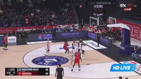 Poster siaran Bahcesehir Koleji VS Pinar Karsiyaka