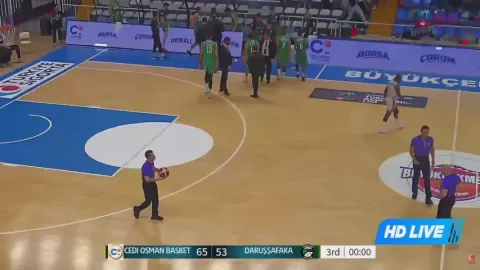 Poster siaran Cedi Osman Basketbol VS Darussafaka Basketball