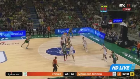 Poster siaran Unicaja Malaga VS MoraBanc Andorra