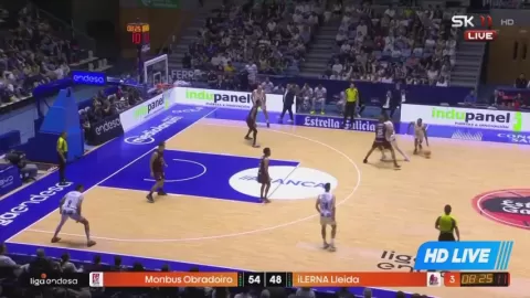 Poster siaran Monbus Obradoiro VS Forca Lleida