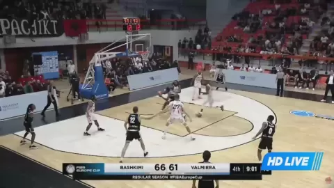 Poster siaran KB Bashkimi VS Valmiera
