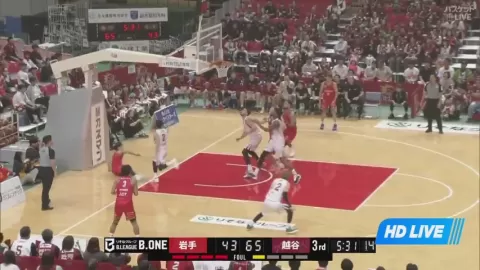Poster siaran Iwate Big Bulls VS Koshigaya Alphas