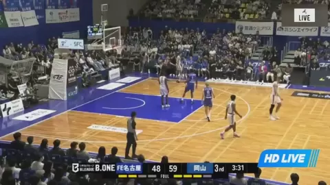 Poster siaran Fighting Eagles Nagoya VS TryHoop Okayama