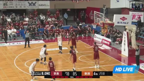 Poster siaran Bambitious Nara VS Niigata Albirex BB