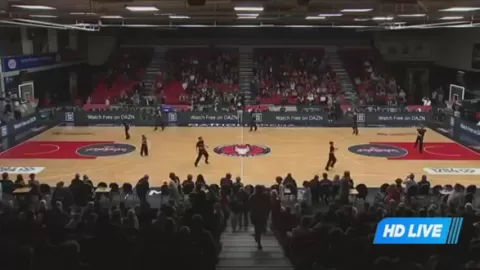 Poster siaran Leicester Riders VS Bristol Academy Flyers