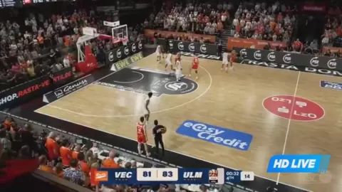 Poster siaran RASTA Vechta VS Ratiopharm Ulm