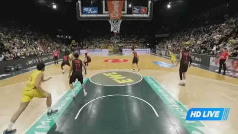 Poster siaran EWE Baskets Oldenburg VS Brose Bamberg