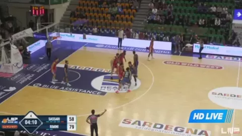 Poster siaran Dinamo Sassari VS Edilizia Moderna Rimini