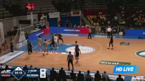 Poster siaran Urania Milano VS Juvi Cremona