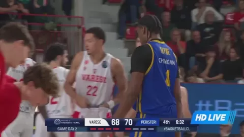 Poster siaran Pallacanestro Varese VS Peristeri Betsson B.C.