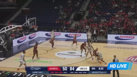 Poster siaran U.Juventus VS Unicaja Malaga
