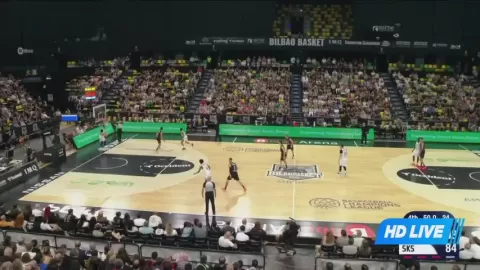 Poster siaran Bizkaia Bilbao Basket VS Slavia Prague ERA NBK