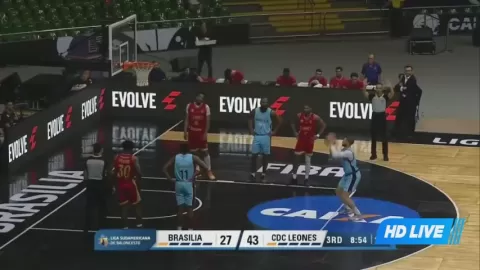 Poster siaran CAIXA Brasília Basquete VS Colegio Los Leones