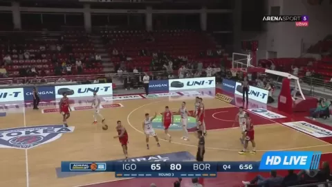 Poster siaran KK Igokea VS Borac