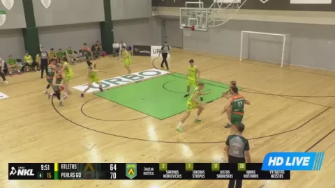 Poster siaran KK Baltai Kaunas VS Vilkaviskio Perlas
