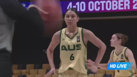 Poster siaran Australia U18 Women VS China U18 Women