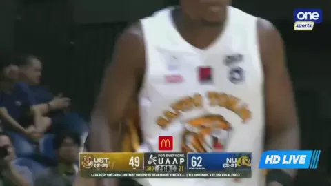 Poster siaran UST Growling Tigers VS NU Bulldogs