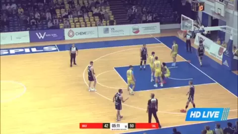 Poster siaran BK Ventspils VS Tal Tech
