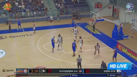 Poster siaran Elitzur Ashkelon VS Maccabi Kiryat Gat