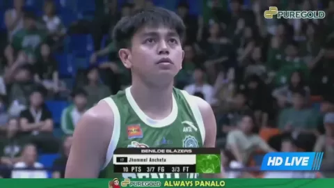 Poster siaran CSJL Knight VS CSB Benilde Blazers