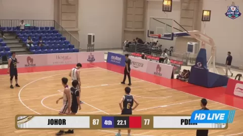 Poster siaran Johore VS PDRM