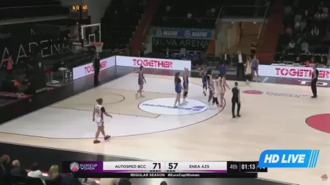 Poster siaran BCC Derthona Basket (W) VS INEA AZS Poznan Women