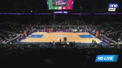 Poster siaran DLSU Green Archers VS UE Red Warriors