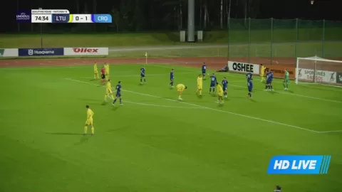 Poster siaran Lithuania U21 VS Croatia U21