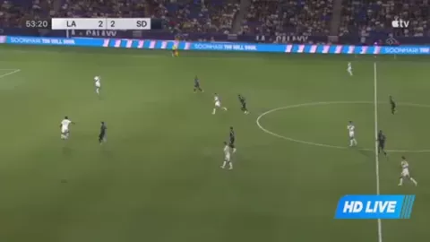 Poster siaran Los Angeles Galaxy VS San Diego FC