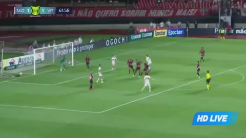 Poster siaran São Paulo - SP VS Vitória - BA