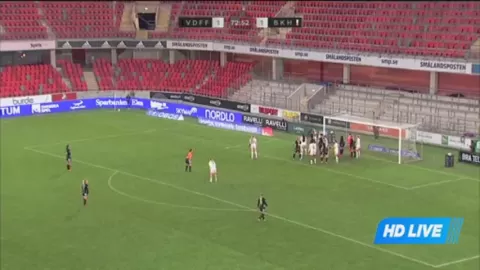 Poster siaran Vaxjo Women VS BK Hacken Women