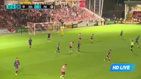 Poster siaran Derry City VS St. Patrick's Athletic
