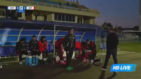 Poster siaran FC Zhetysu Taldykorgan VS Kaisar Kyzylorda